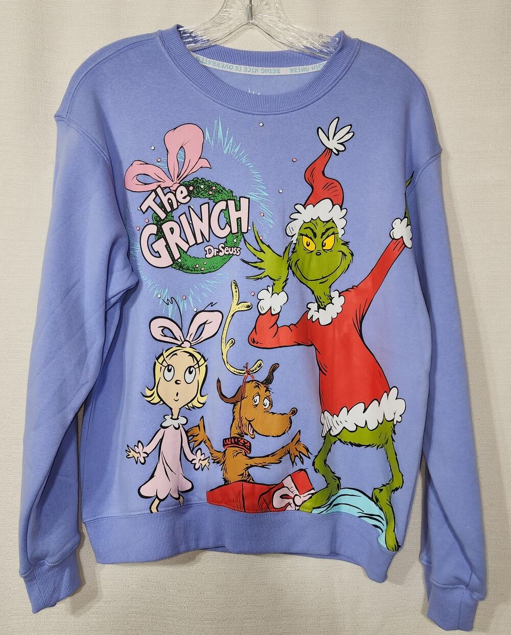 The grinch and max sweatshirt for women size small